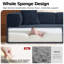 78.8''Sleeper Couch Bed for Livingroom,Convertible Modular Sofa with Armrest Pillow,Modular Foldable Corduroy Couches in a Box,No Assembly-2066245282-1952439515