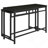 Black 4-Piece Counter Height Table Set