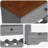 vidaXL Wine Rack Solid Mahogany Wood 21.7"x9.1"x33.5"