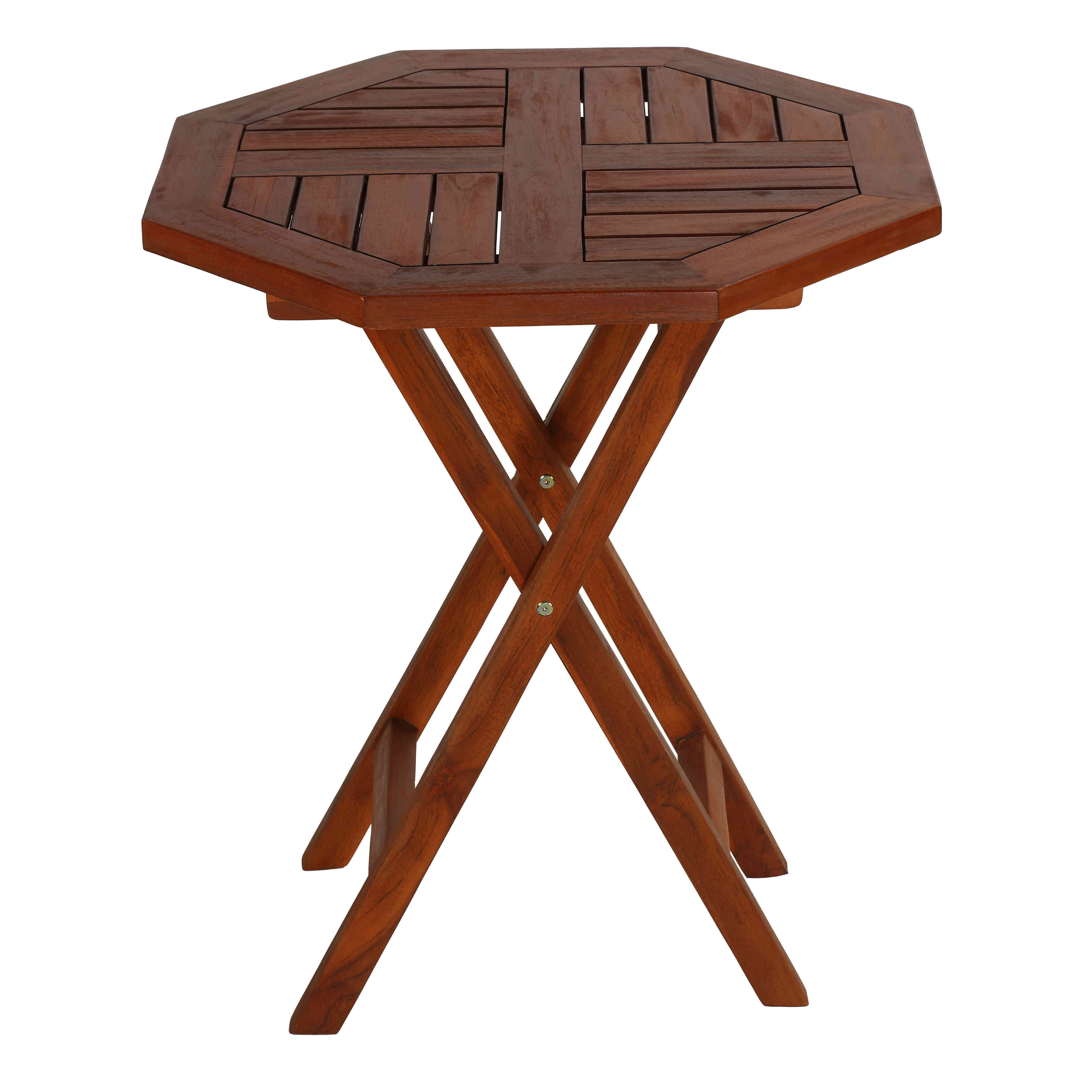 Millwood Pines Pensiero Folding Teak Bistro Table | Wayfair