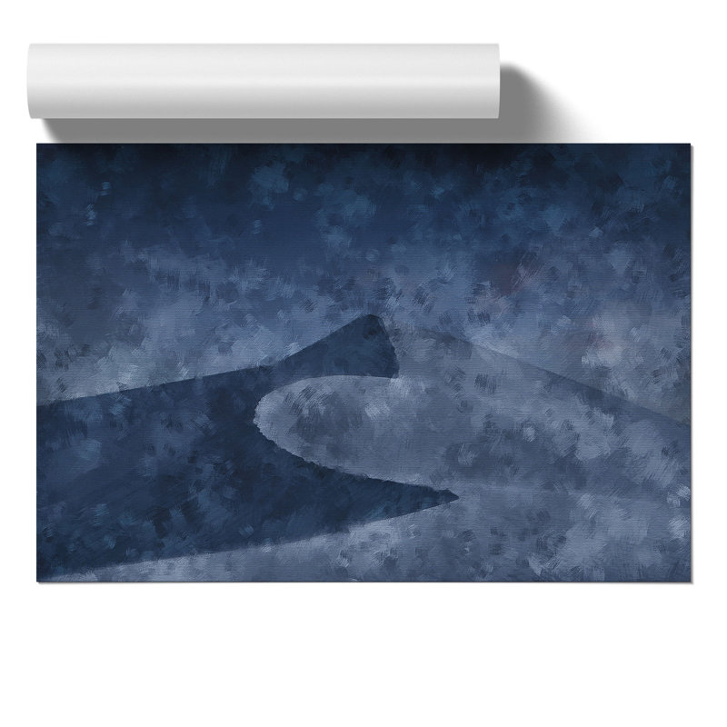 Desert at Dusk Painting - Frameless Print, 30cm H x 42cm W x 0.1cm D