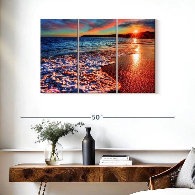 Gillard Coastal Sunset Glow, H 24 po x l 38 po
