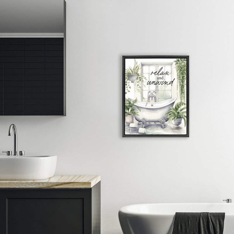 Cadre flottant Relax and Relax, Cadre flottant noir de jais, H 21 po x l 17 po