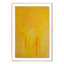Figures in a Souk Yellow Framed Print-48617727-48617728