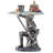 Battle Knight Glass Figurine End Table