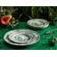 Heritage Green Italian 10.5" Dinner Plates, Set of 4