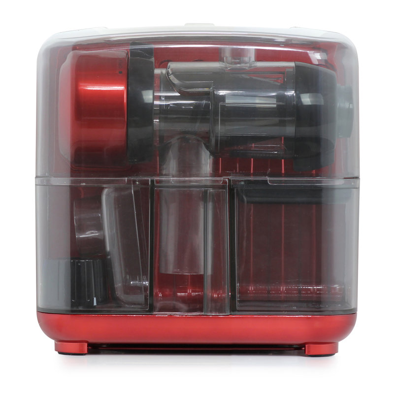 Omega Cold Press 365 Masticating Slow Juicer with On-Board Storage, Red