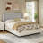 Tufted Wingback Headboard Queen Size-847401448-847401449