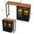 360° Rotating Bar Cabinet With LED Lighting-1164258451