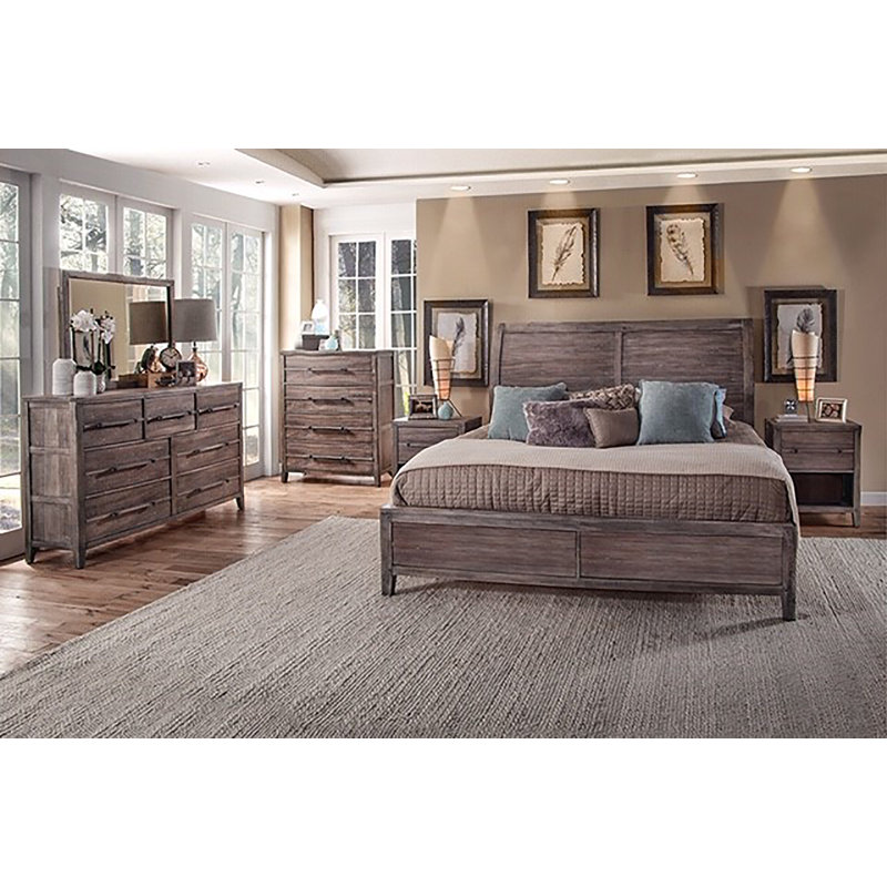 Navin 24'' W Nightstand, Weathered Gray