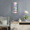 Brayden Studio «Diamond Palette 1» par Karen Smith, art mural en métal