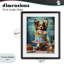 «Bone Appetit Dog Magazine», reproduction sous verre encadrée, design par Grotto Studios-392105372-392105362