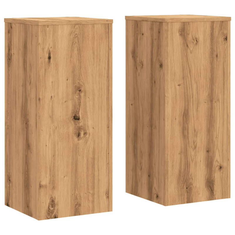 Plant Stand - Set of 2, Artisan Oak