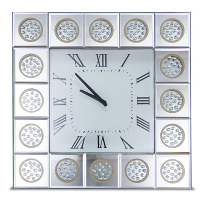 Montreal Glass Analog Wall Clock