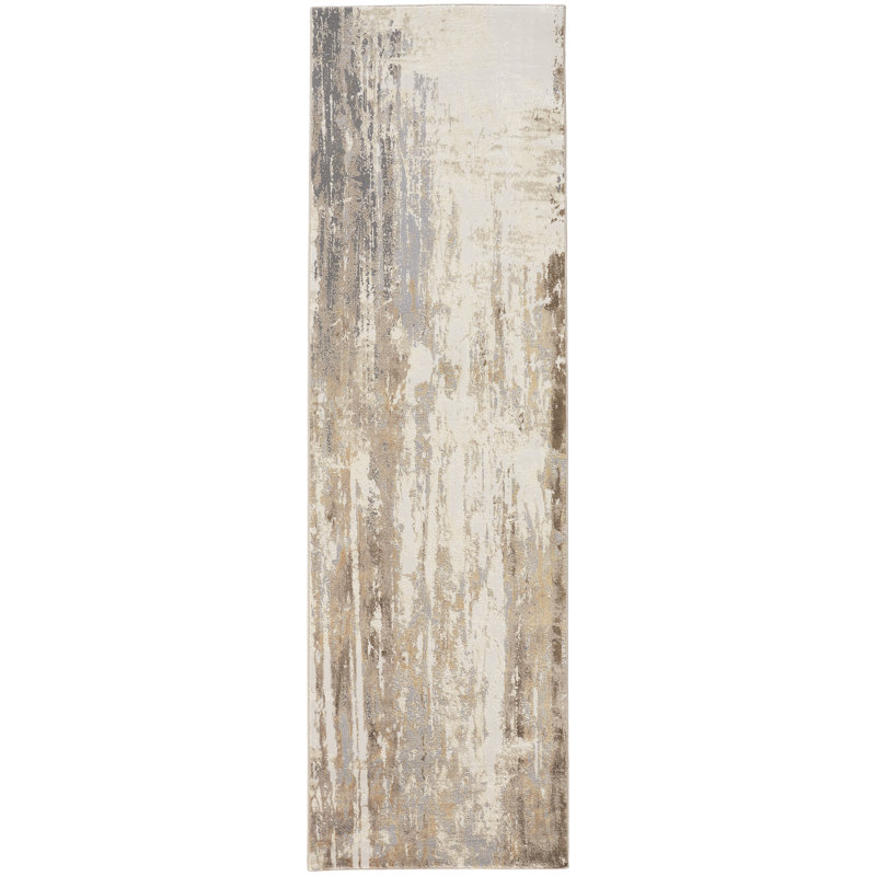 Shabuh Abstract Indoor Rug, Runner 2'6" x 8'