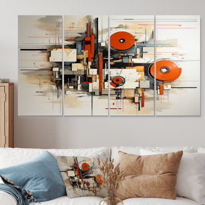Britany - ensemble d'art mural géométrique 4 pièces