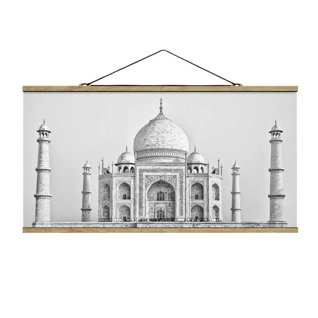 Stoffbild Taj Mahal in Grey