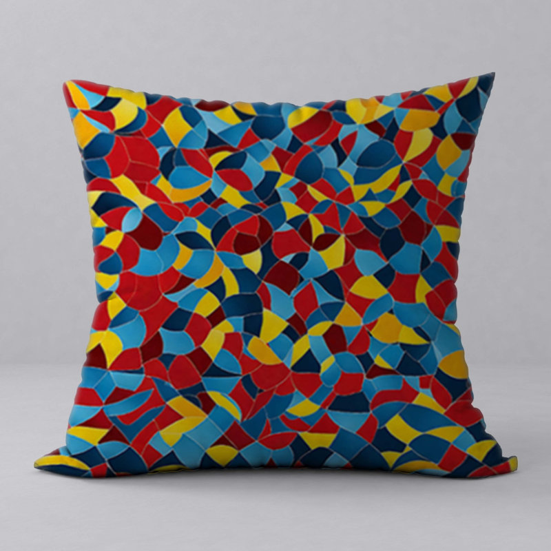 Coussin décoratif en polyester, H 22 po x l 22 po