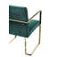Chaises de salle à manger avec accoudoirs d'intérieur en velours Pangea Home Dexter-709040502