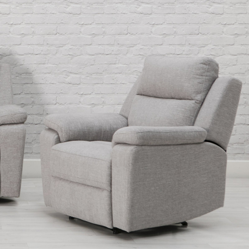 Lorain 96cm Wide Standard Recliner, Beige
