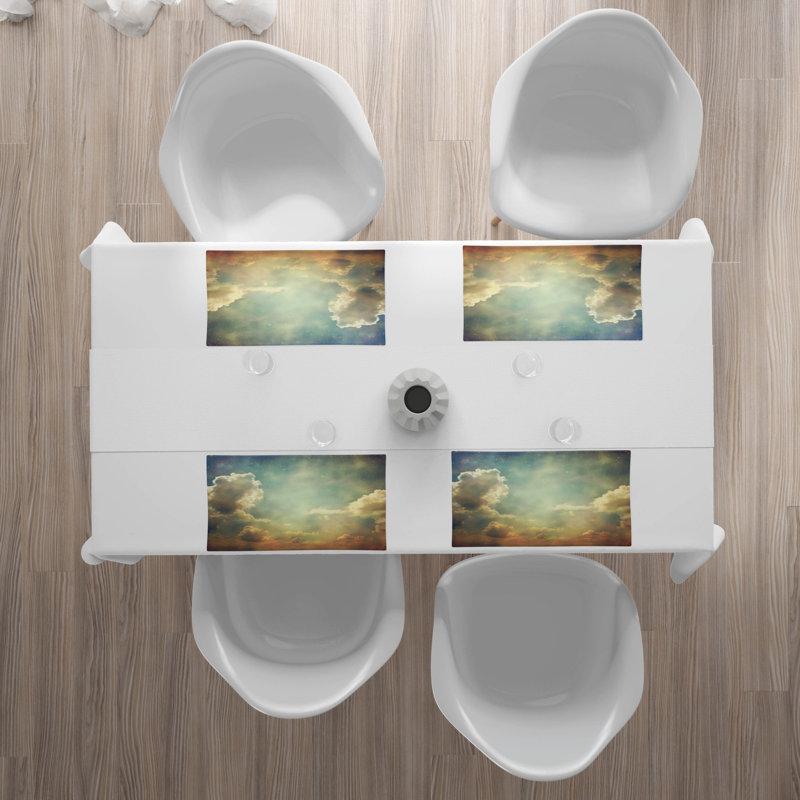 Polyester Abstract Rectangle Placemat