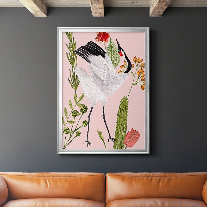 Birds In Motion VI " Birds In Motion VI " Painting Print, Silver, 24.5" H x 18.5" W x 1.25" D