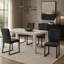 Ensemble de 4 chaises robustes avec coussins épais de 2,1 pouces, structure en fer, idéal pour la maison ou le bureau, couleurs classiques, valeur-133340728-133340731