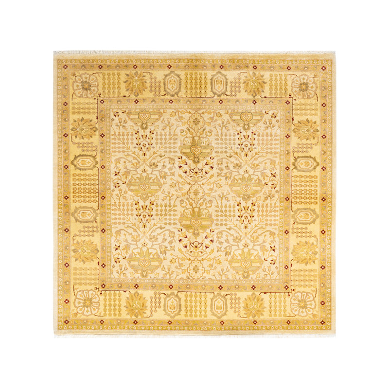 Classic One-of-a-Kind 6' 1" X 6' 3" Hand Knotted Area Rug