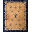 Tapis antique chinois à motif géométrique noué