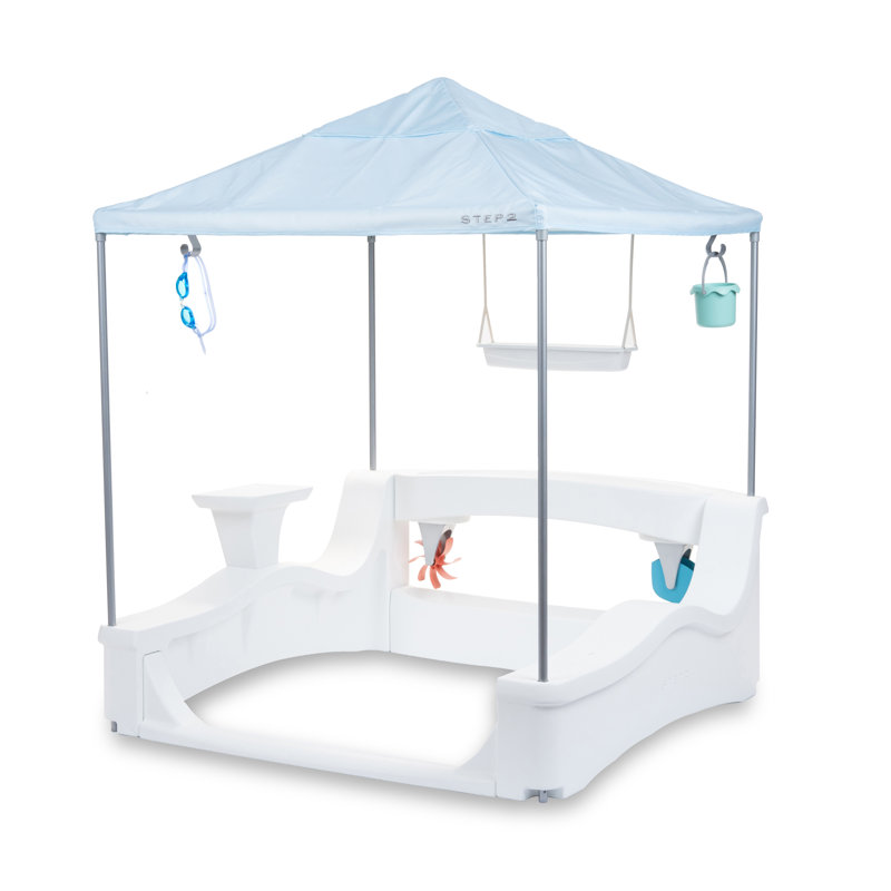 Step 2 Pool Accessories Step2 Vero Kid Cabana - White Pool Playset With ...