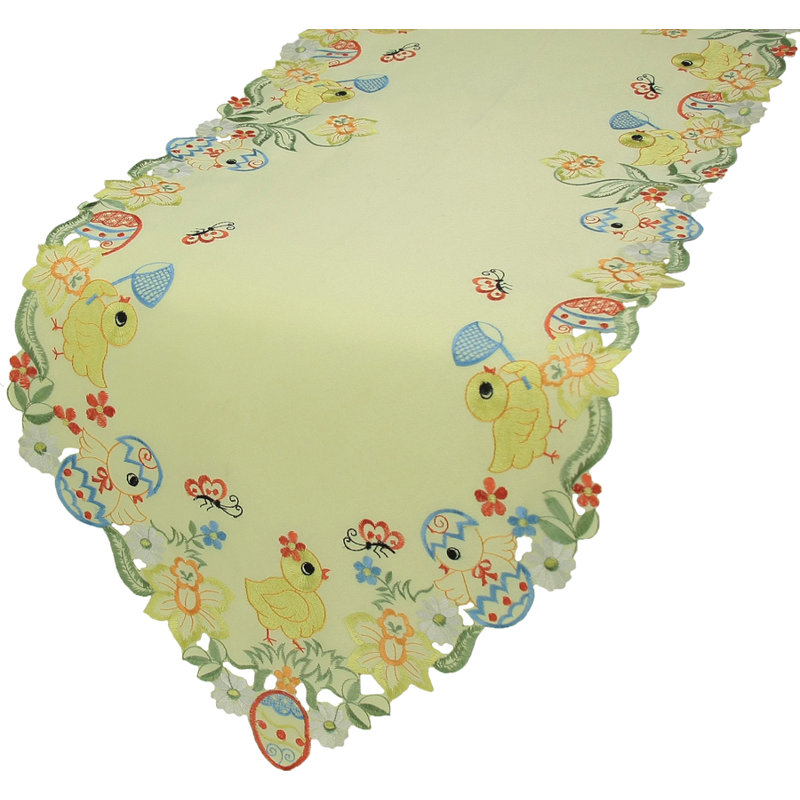 Chemin de table Spring Baby Chicks, L 72 po x l 15 po