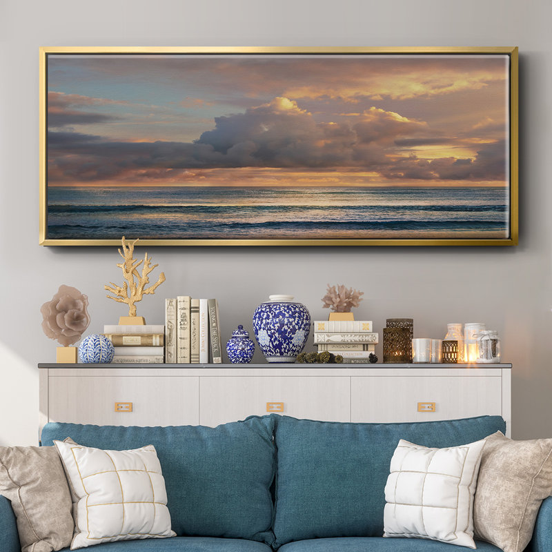 A Morning Meditation- Framed Canvas, 20" H x 50" W