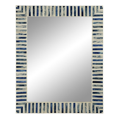 Miroir d'appoint mural blanc Demson