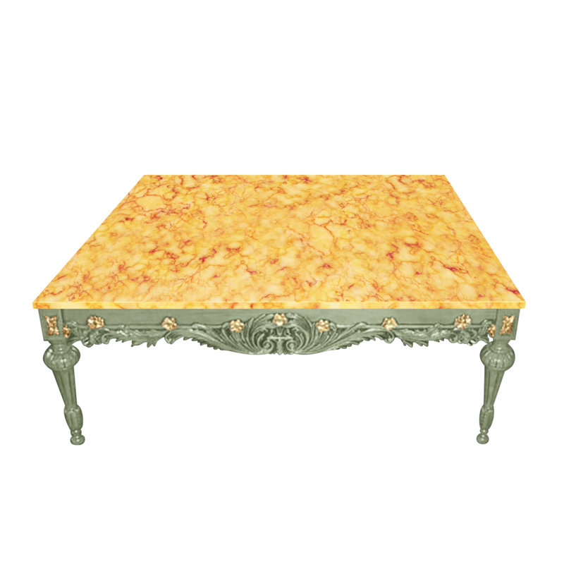 Coffee Table, Crema Valencia, Burl 03