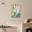 Greenery Raindrops Green Abstract Wall Art by Art Remedy-102547984-102547988