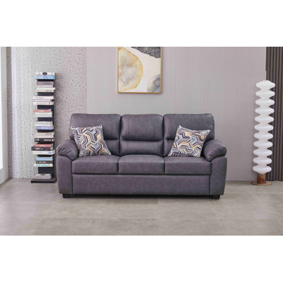 80.5'' Wide Faux Leather  Sofa