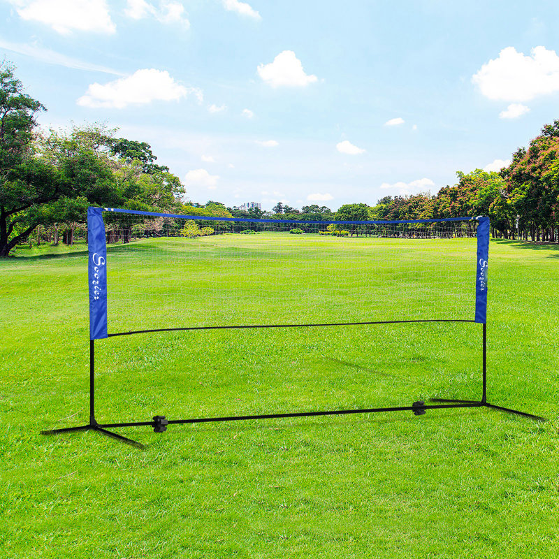 Filet de badminton de 10 pi pour le volleyball, le tennis, le badminton et le pickleball, H 61 po x l 120 po x P 40,6 po