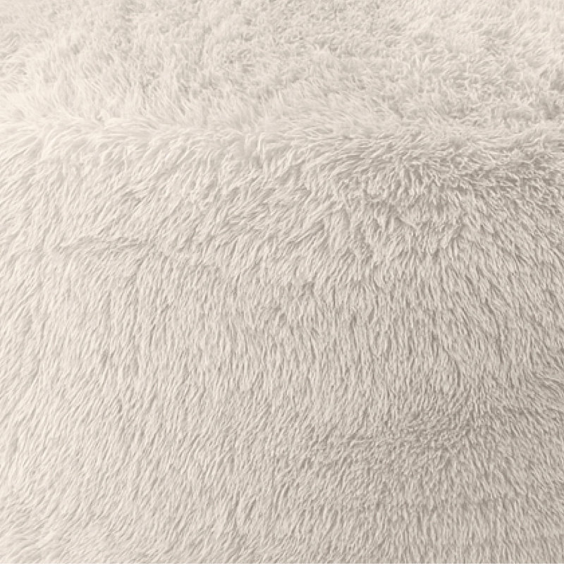 Fauteuil à billes Big, Fausse fourrure brune