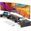 Dual Monitor Stand Riser For 2 Monitors, Monitor Stand For Desk, Adjustable Computer Monitor Stand With 2 Slot, Multifunctional Desktop Organizer Stand