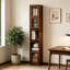 Bibliothèque en bois massif rétro standard