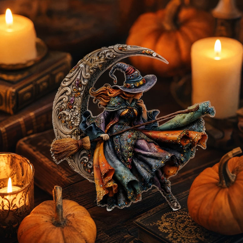 A pendant Witch Flat Home Decoration Pendant
