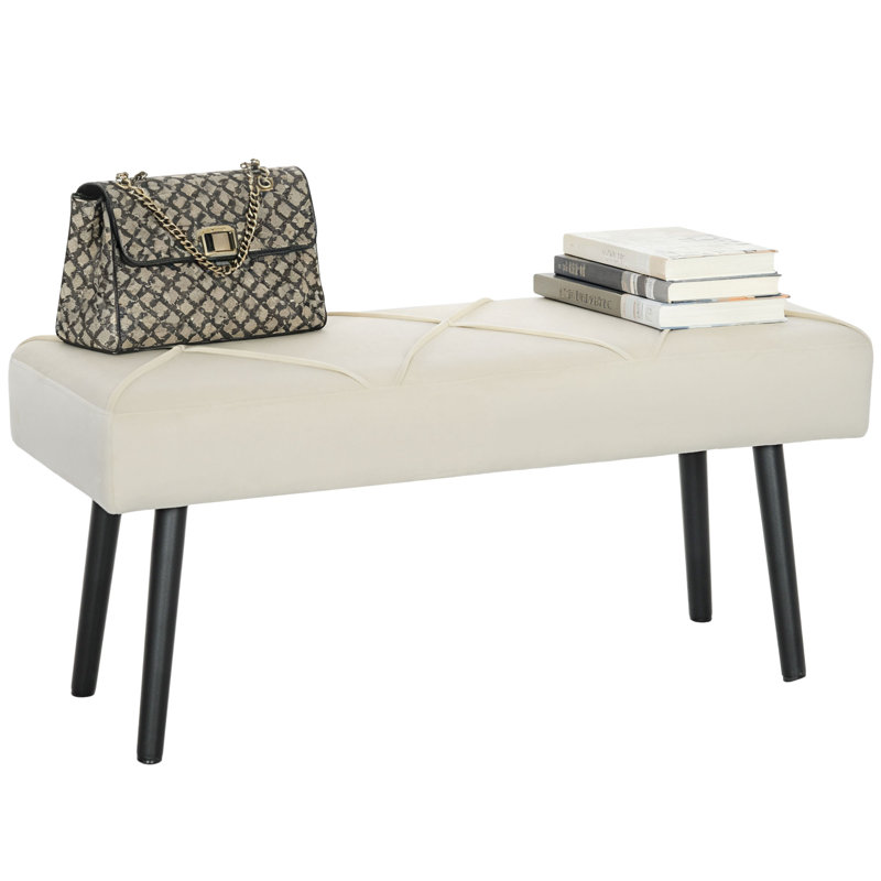 Velvet Upholstered Bench