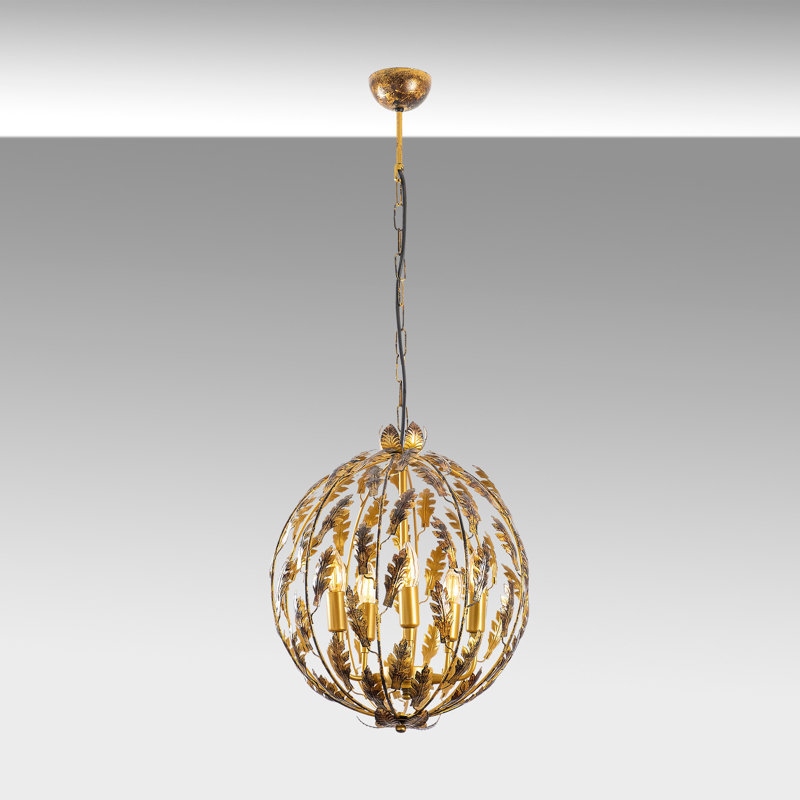 Mease 5 - Light Multicolor Sphere Pendant, Gole