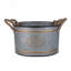 Ensemble de 3 pots décoratifs en métal Huxley