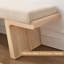 Banc de hall d'entrée rembourré en lin et coton Anneus-990561799
