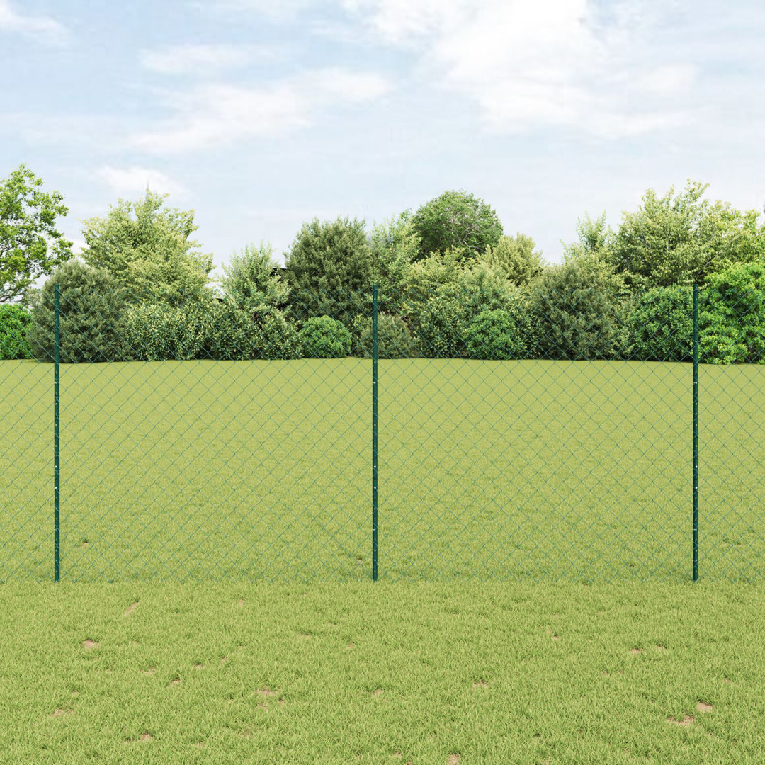 140cm H x 1000cm W Metal Border Fencing