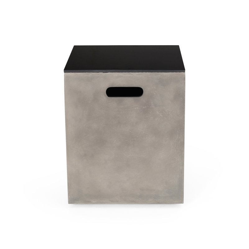 Modern Lightweight Concrete Tank Holder With Refined Ceramic Charming