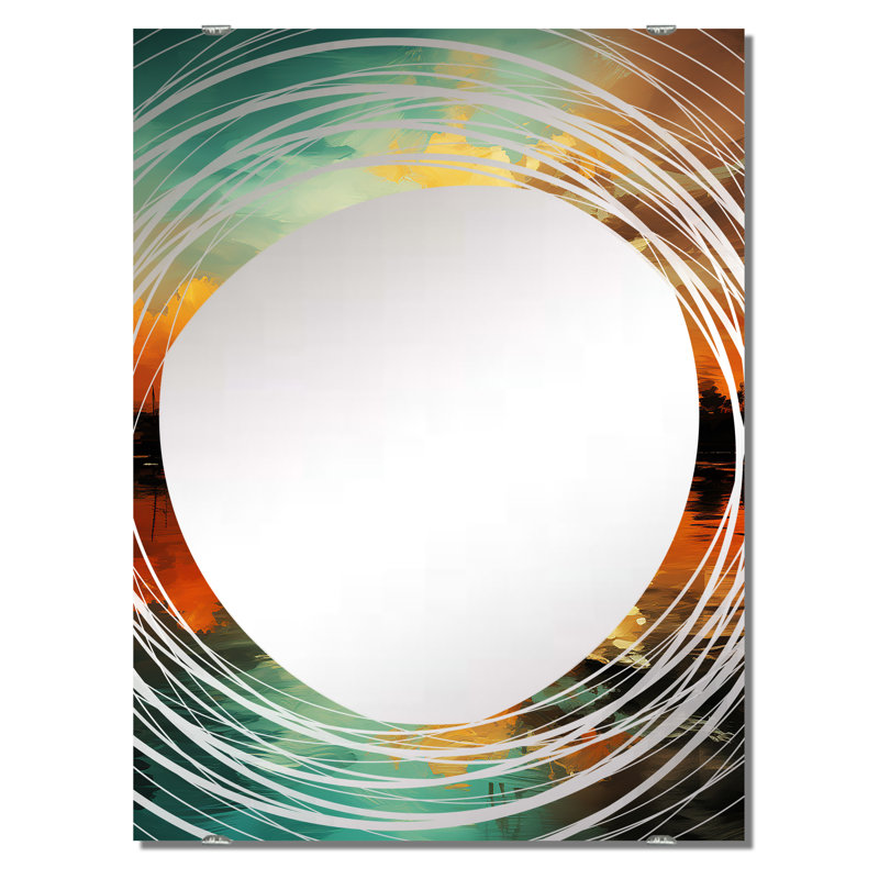 Mielack - Miroir mural Coastal Sunset MIR132989, 40 po x 30 po