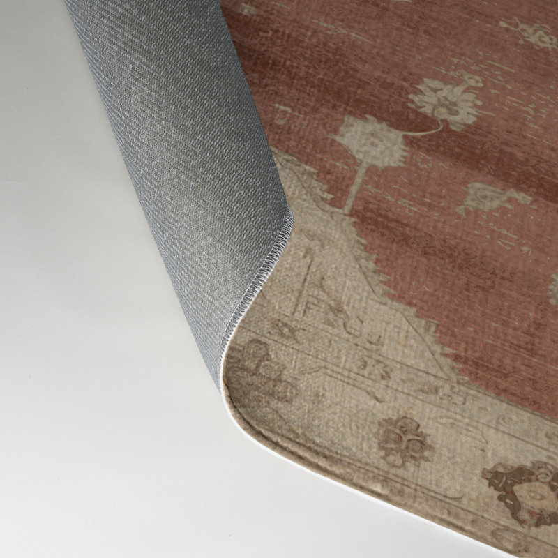 Tapis intérieur et extérieur brun Overdyed, Rectangle 9 pi x 12 pi