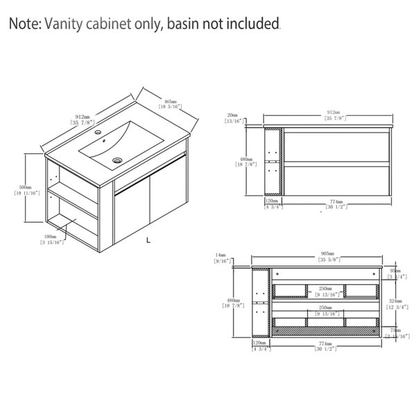 Dimensions du produit